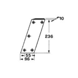 Nóż tłoka stały Claas Markant-347494805