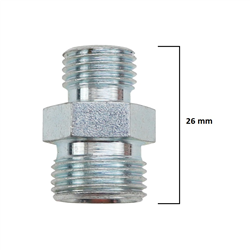 Złącze - złączka hydrauliczna - prosta BB 3/8" - 1/4" 8154.0608-347506673