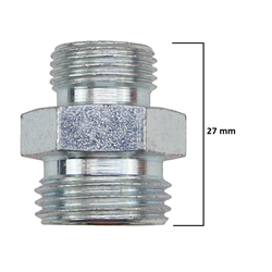 Złącze - złączka hydrauliczna - prosta BB 1/2" - 3/8" 8154.1308-347507164