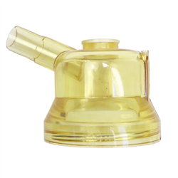 Korpus dolny przeźroczysty (wylot 14 mm) kolektora stary typ 120ml dojarka ZAGRODA-347752079