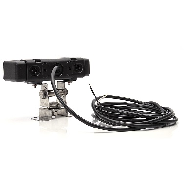 Lampa robocza płaska, prostokątna 6-diod LED 12/24V uniwersalna 1040lm wodoodporna z przewodem-347491774