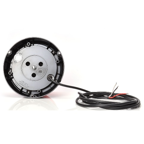 Lampa ostrzegawcza pilot, kogut LED 12/24V uniwersalny wodoodporny z przewodem 3m przykręcany-347486163