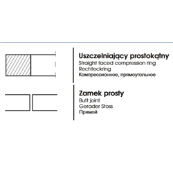 Pierścień tłoka podnośnika MF Prima 79,375x2,375x3,63-347774872