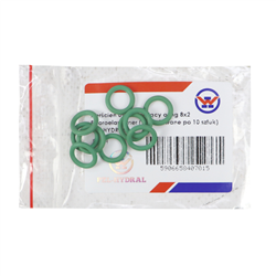 Pierścień uszczelniający O-ring 8x2 oring Fluoroelastomer Viton PZL HYDRAL (sprzedawane po 10 szt - cena za szt )-347516949