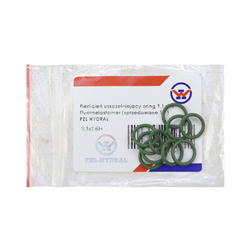 Pierścień uszczelniający O-ring 9,1x1,6 oring Fluoroelastomer Viton PZL HYDRAL (sprzedawane po 10 szt - cena za szt )-347516955