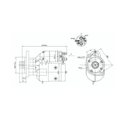 Rozrusznik z reduktorem typu Magneton Deutz Fendt 9142708 Elmot-347500921