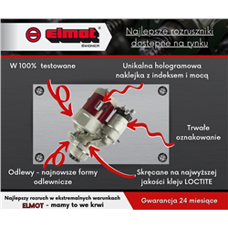 Rozrusznik z reduktorem typu Magneton Claas Fiat 9142744 Elmot-347500938