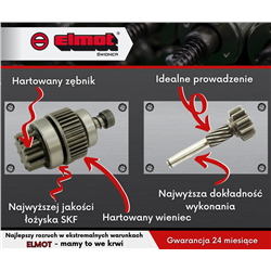 Zespół sprzęgający rozrusznika Deutz typu Magneton 9144821 Premium SKF ELMOT-347501123