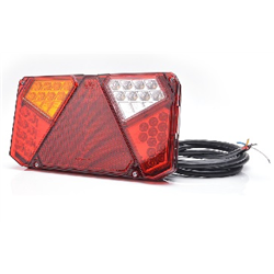 Lampa zespolona tylna W125DL 7-funkcyjna LED 12/24V lewa Pronar wodoodporna z przewodem-347491762