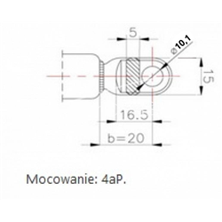 Sprężyna gazowa-amortyzator teleskop Zetor 24267-347488154