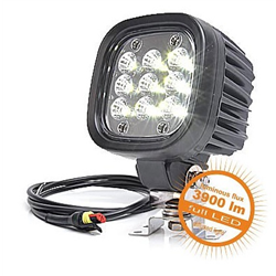 Lampa robocza światło rozproszone LED 12/24V 3900lm wodoodporna z złączem superseal wodoodporna z przewodem-347492024