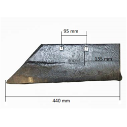 Lemiesz 2 otworowy klepany LPW 1025-347772018