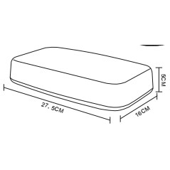 Lampa ostrzegawcza pilot 12-24V IP56 płaska-347493212