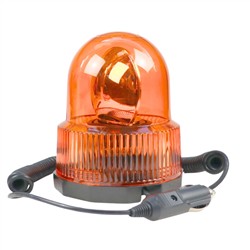 Lampa ostrzegawcza 12V długi przewód magnes, zasilanie z gniazda zapalniczki-347482425