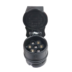 Adapter przejściówka gniazda złącza 13/7 12/24V wtyki niklowane Premium ELMOT-347515106