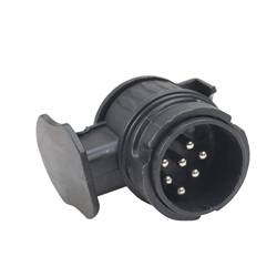 Adapter przejściówka gniazda złącza 13/7 12/24V wtyki niklowane Premium ELMOT-347515107