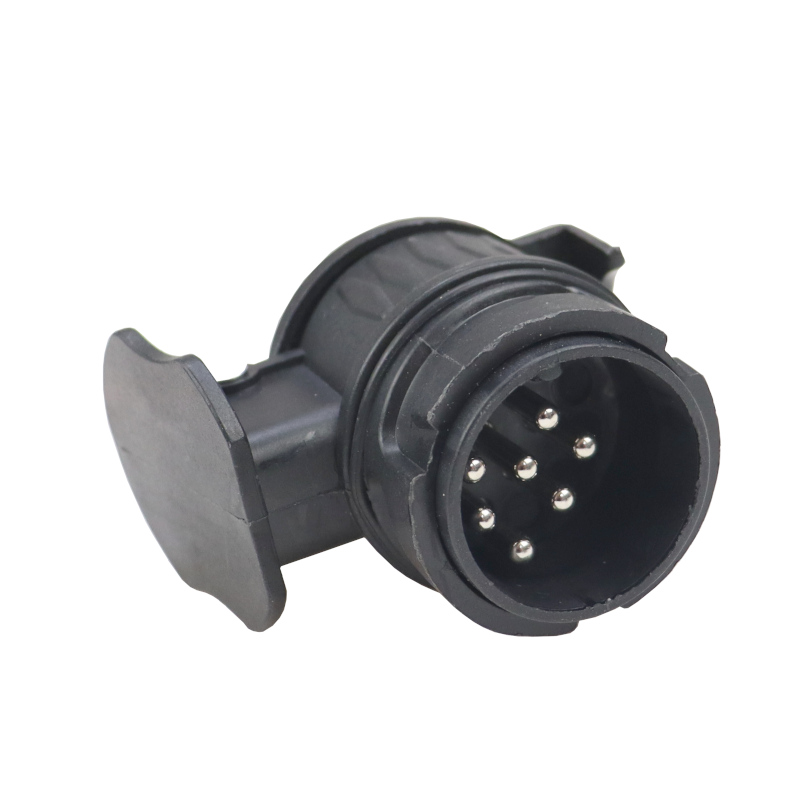 Adapter przejściówka gniazda złącza 13/7 12/24V wtyki niklowane Premium ELMOT-347515107