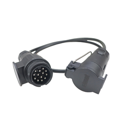 Adapter przejściówka gniazda złącza kablowy 13/7 12V długość 1,0m ELMOT-347515114