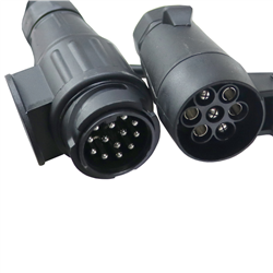 Adapter przejściówka gniazda złącza kablowy 13/7 12V długość 1,0m ELMOT-347515116
