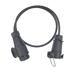 Adapter przejściówka gniazda złącza kablowy 13/7 12V długość 1,0m ELMOT-347515115