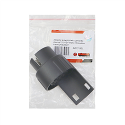 Adapter przejściówka gniazda złącza 7/13 12/24V wtyki niklowane Premium ELMOT-347515113