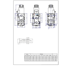 Dzielnik zawór elektrozawór kierunkowy elektromagnetyczny kontroli W-E12DVS6/2 (DVS6/50L) G1/2" 50L Archimedes-347501243
