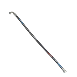 Przewód hydrauliczny 330 bar gwint wewnętrzny M22x1,5 prosta -kolanko M18x1,5 90 stopni L-810mm DN10-2SN PZL-HYDRAL-347910279