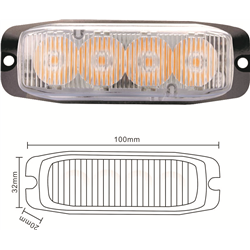Lampa ostrzegawcza żółta-347492438