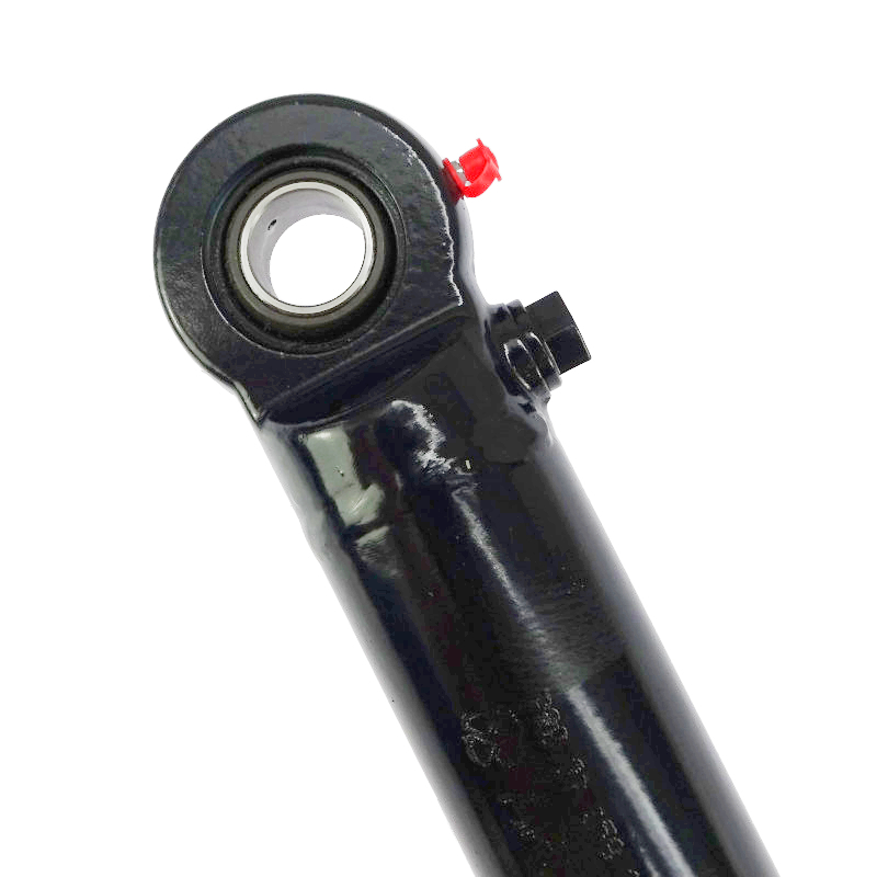 Cylinder hydrauliczny - siłownik dwustronnego działania wspomagania 50x28x200mm (sworzeń 25mm) pług, chwytak Bizon Archimedes-34