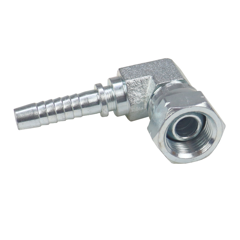 Końcówka zakucie hydrauliczne DKR 90° DN08 3/8" kompaktowa kuta Premium HYDRAL-347512883