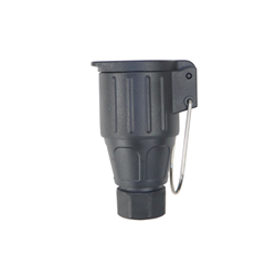 Gniazdo zawieszane 13-pin 12/24V wtyki niklowane Premium ELMOT-347515122