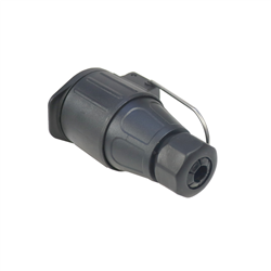 Gniazdo zawieszane 13-pin 12/24V wtyki niklowane Premium ELMOT-347515123