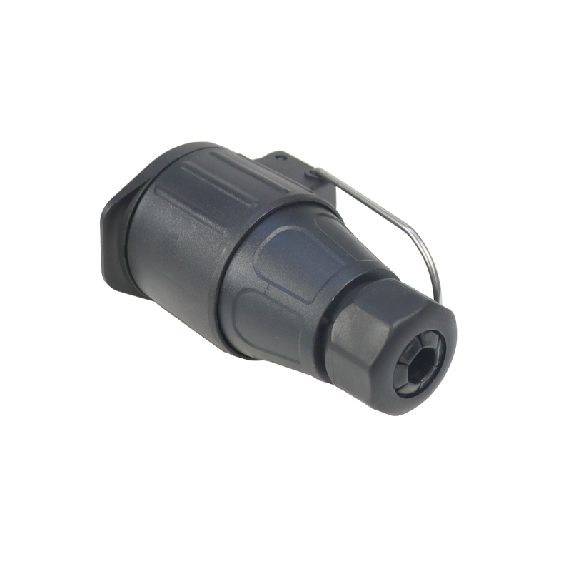Gniazdo zawieszane 13-pin 12/24V wtyki niklowane Premium ELMOT-347515123