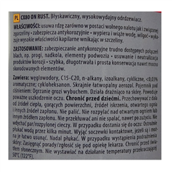 Błyskawiczny, wysokowydajny odrdzewiacz ON Rust 500ml z aplikatorem CX-80-347484152