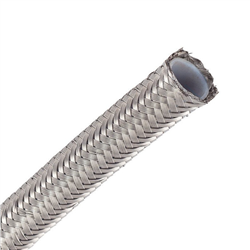 Przewód gumowy PTFE w oplocie stalowym AN4 fi 5,5mm-347495735