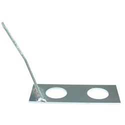 Wspornik gniazd hydraulicznych zestawu zewnętrznego rozdzielacza ocynkowany PZL-HYDRAL-347500020