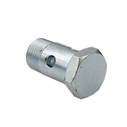 Śruba przelewowa calowa 1/2" L-47mm 4 otwory do układu wspomagania-347505891