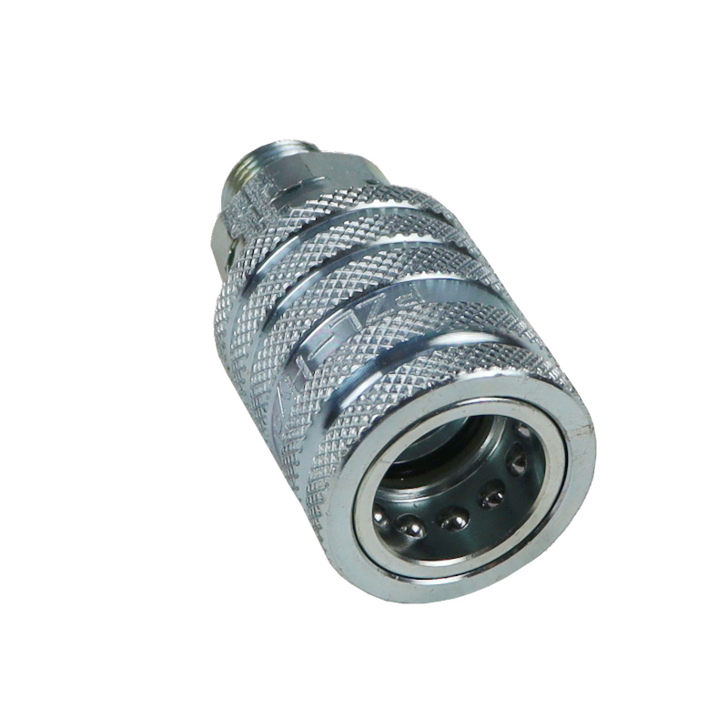 Szybkozłącze hydrauliczne gniazdo M18x1.5 gwint zewnętrzny EURO PUSH-PULL (9100818G) (ISO 7241-A) HYDRAL PREMIUM-347501818