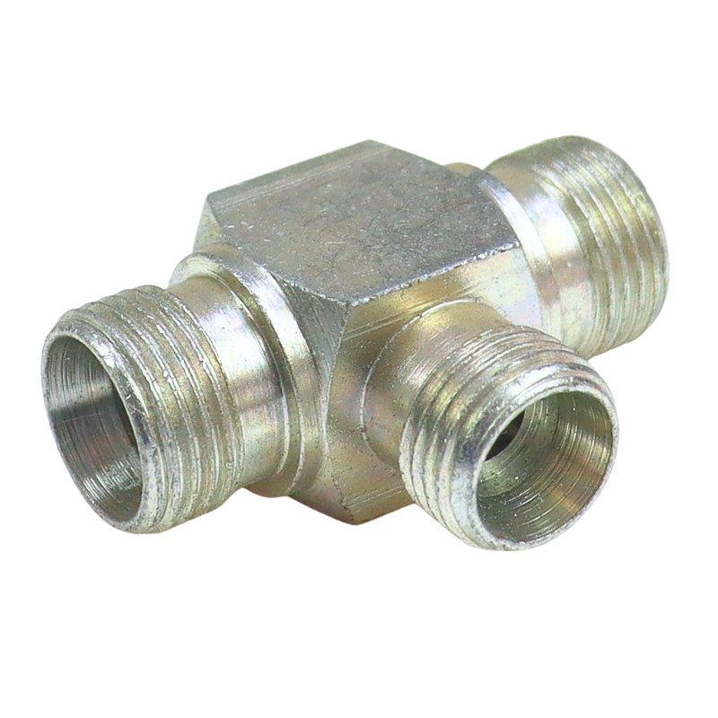 Złącze - złączka hydrauliczna - trójnik M18 - M16 - M18 12L/10L/12L metryczny-347774677