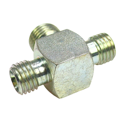 Złącze - złączka hydrauliczna - trójnik M12 - M14 - M12 6L/8L/6L-347773865