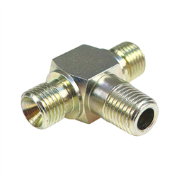 Złącze - złączka hydrauliczna - trójnik 1/4" BSP/BSPT/BSP-347773662