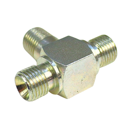 Złącze - złączka hydrauliczna - trójnik 1/4" BSP/BSPT/BSP-347773664