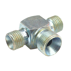 Złącze - złączka hydrauliczna - trójnik 1/4 - 3/8" - 1/4"-347774523