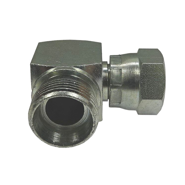 Złącze - złączka hydrauliczna - kolanko 90 AB M22x1,5 - M18x1,5 16L/12L stożek starego typu bez oringu-347497814