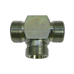 Złącze - złączka hydrauliczna - trójnik M30x2 22L metryczny-347497370