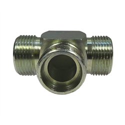 Złącze - złączka hydrauliczna - trójnik M30x2 22L metryczny-347497371