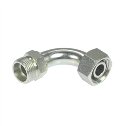 Złącze - złączka hydrauliczna - kolano łukowe AB M27x2 18L metryczne-347497892