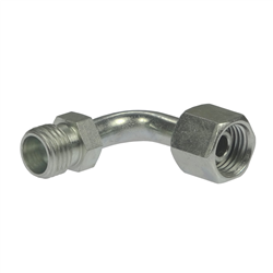 Złącze - złączka hydrauliczna - łukowe AB M14x1,5 8L stożek starego typu bez oringu-347497916