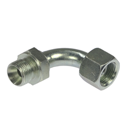 Złącze - złączka hydrauliczna - łukowe AB 3/8" - 3/8"-347497922