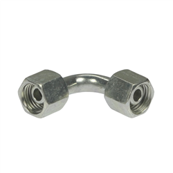Złącze - złączka hydrauliczna - kolano łukowe AA M14X1,5 8L metryczne-347497939